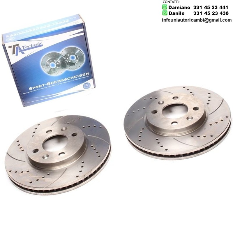 2X Dischi Sportivi Anteriori Saab 9000 Hatchback / 9000