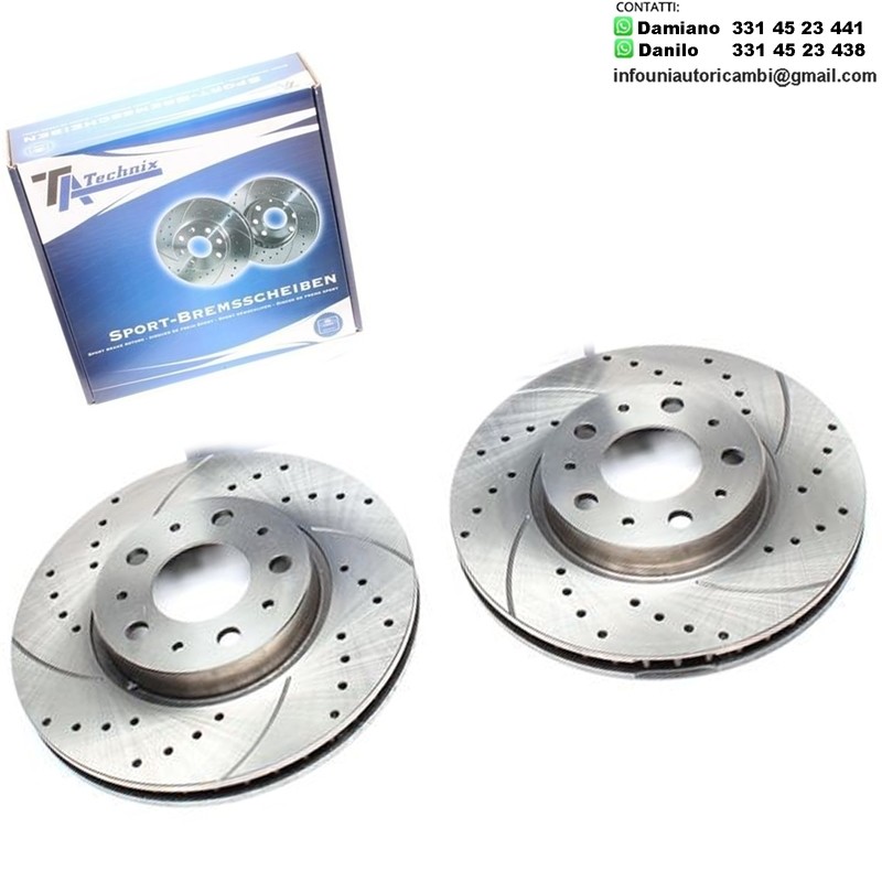 2X Dischi Sportivi Anteriori Volvo C70 I Coupe / C70 I Cabriolet / S70 / V70 I / V90 Kombi / S90 / 850 / 850 Kombi / 960 II