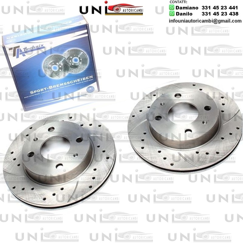 2X Dischi Sportivi Anteriori Nissan Almera I / Almera I Hatchback