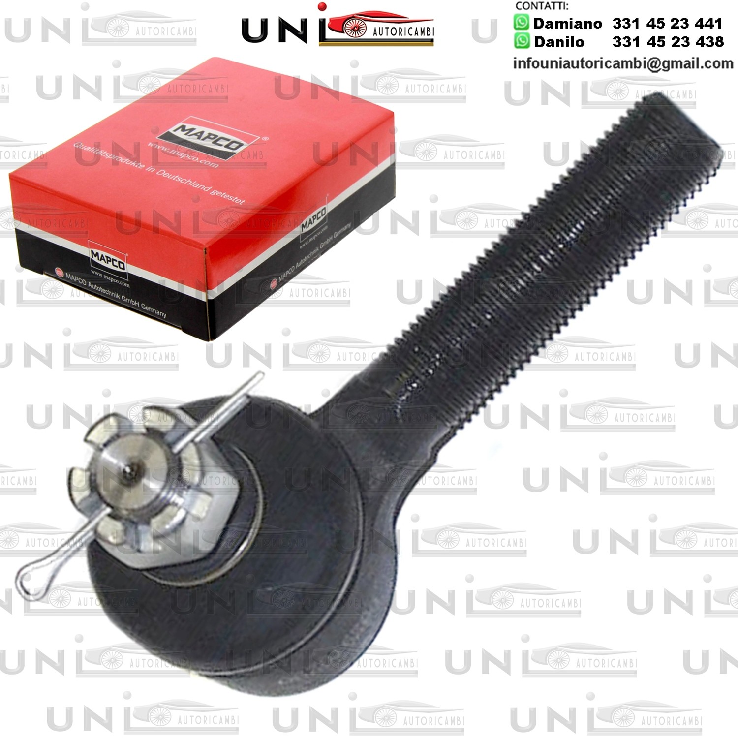 Testa barra d`accoppiamento Assale anteriore bilaterale Rinforzata SAMURAI, VITARA 1.6/1.9D 07.90-12.04