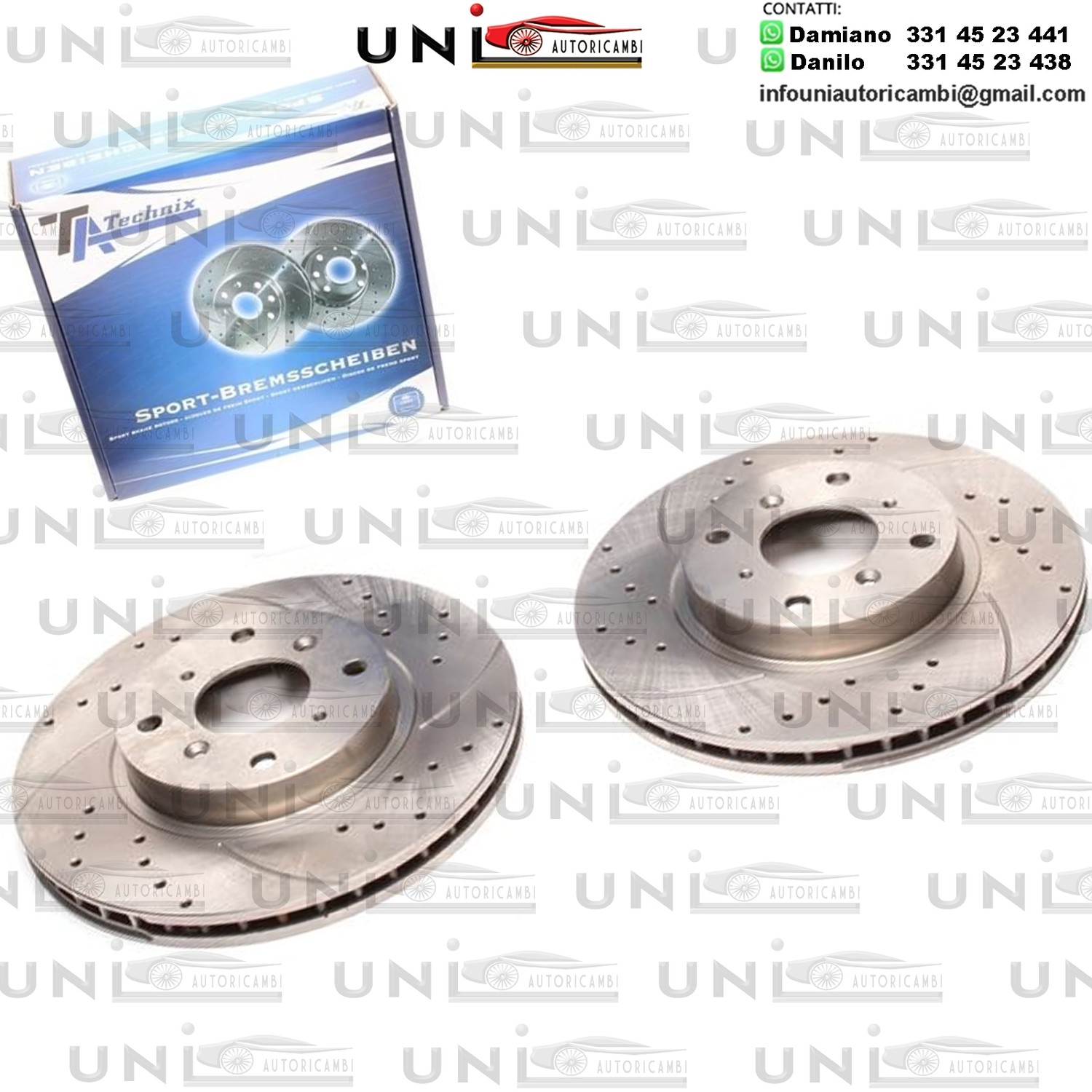 2X Dischi Sportivi Anteriori Honda Civic VI Fastback / Aerodeck / Prelude IV