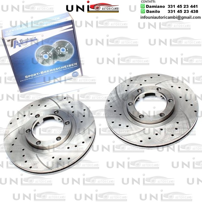 2X Dischi Sportivi Anteriori Isuzu Trooper / Trooper Soft Top / Opel Campo / Opel Frontera A Sport / Fontera A