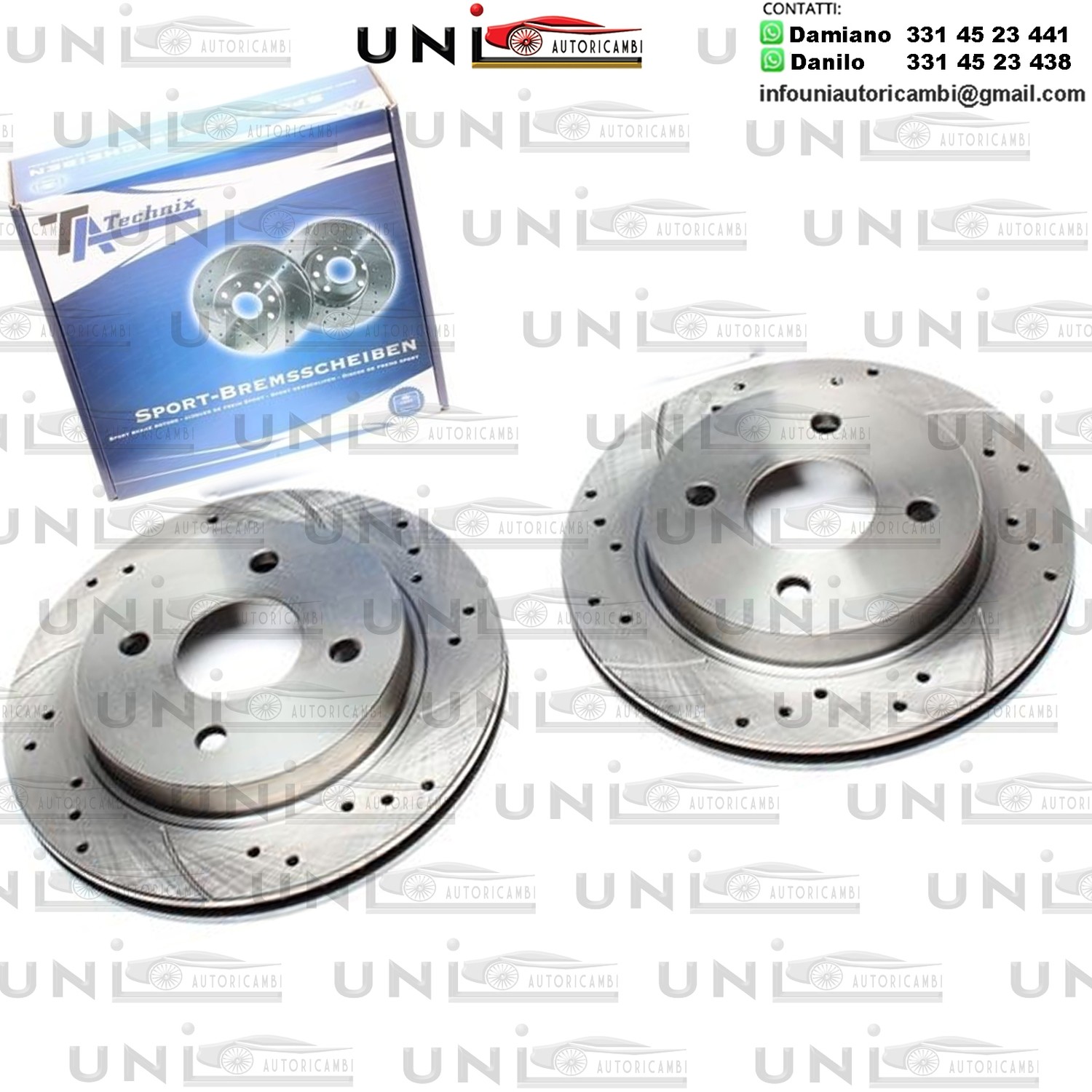 2X Dischi Sportivi Posteriori Ford Cougar / Mondeo I / Mondeo I Saloon / Mondeo II / Mondeo II Saloon / Scorpio II Kombi