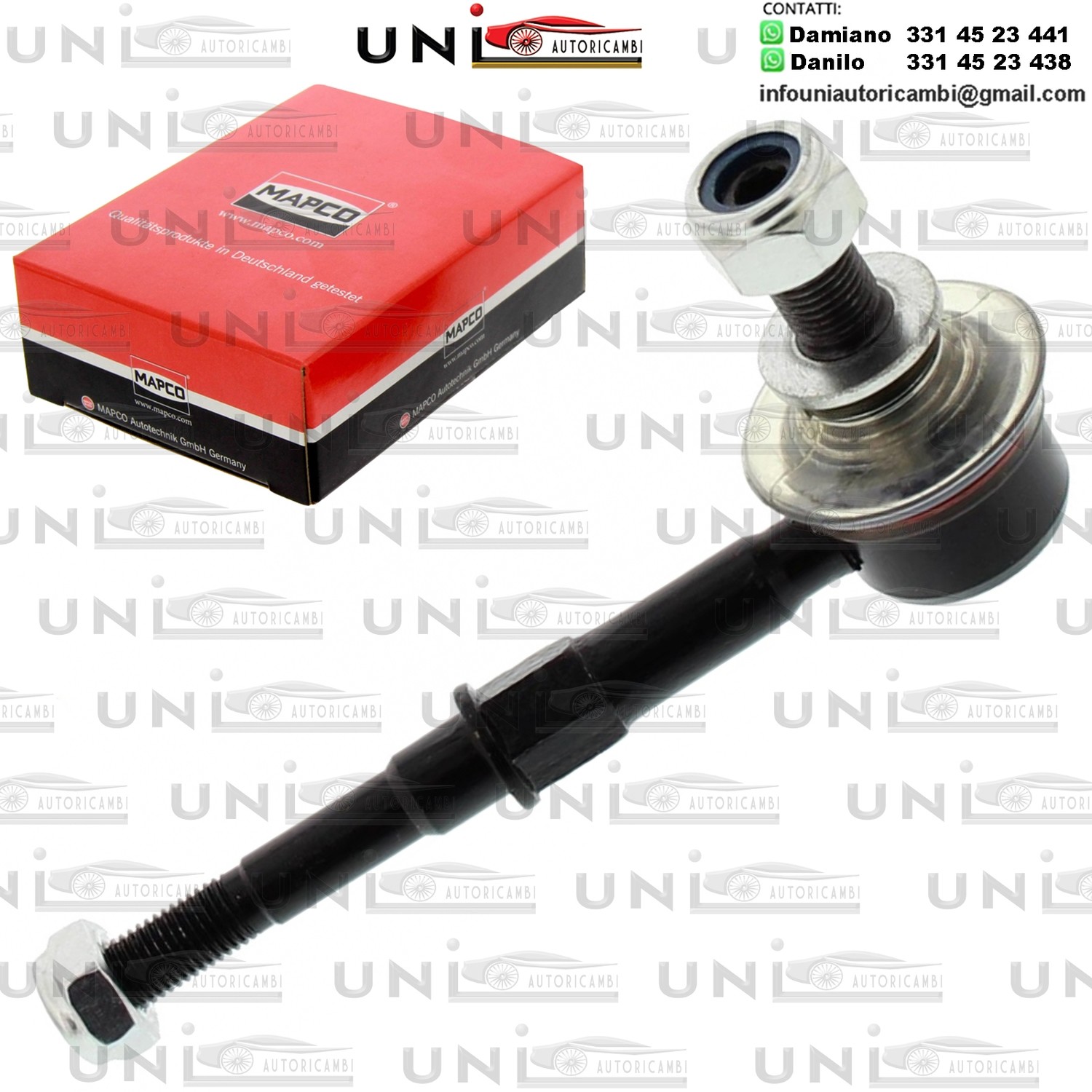 Asta/Puntone, Stabilizzatore Assale post. bilaterale Rinforzata TOYOTA AURIS, AVENSIS 1.2-2.2D 11.06-