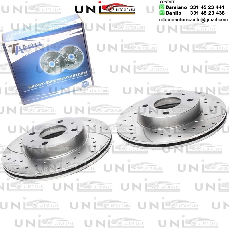 2X Dischi Sportivi Anteriori Nissan Almera I / Almera Hatchback