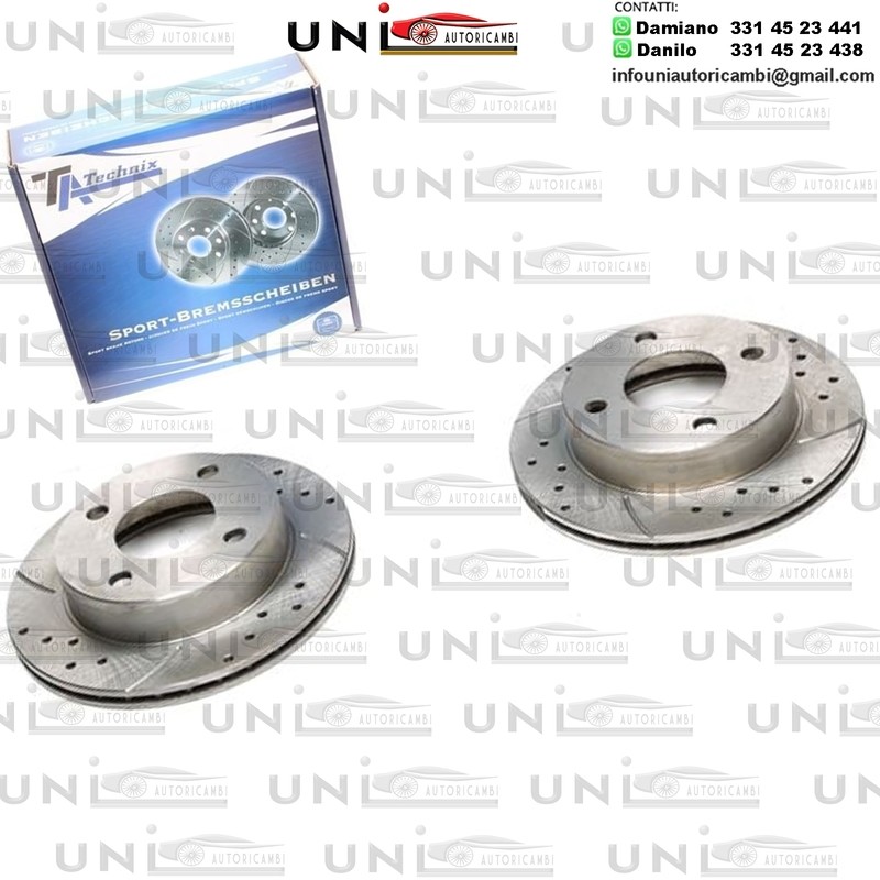 2X Dischi Sportivi Anteriori Nissan Micra I