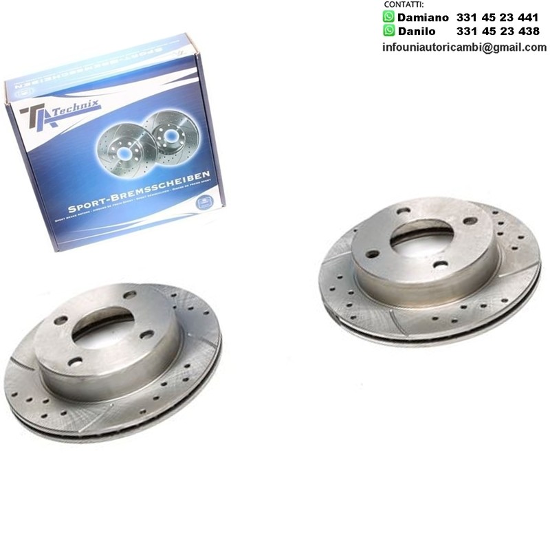 2X Dischi Sportivi Anteriori Nissan Micra I