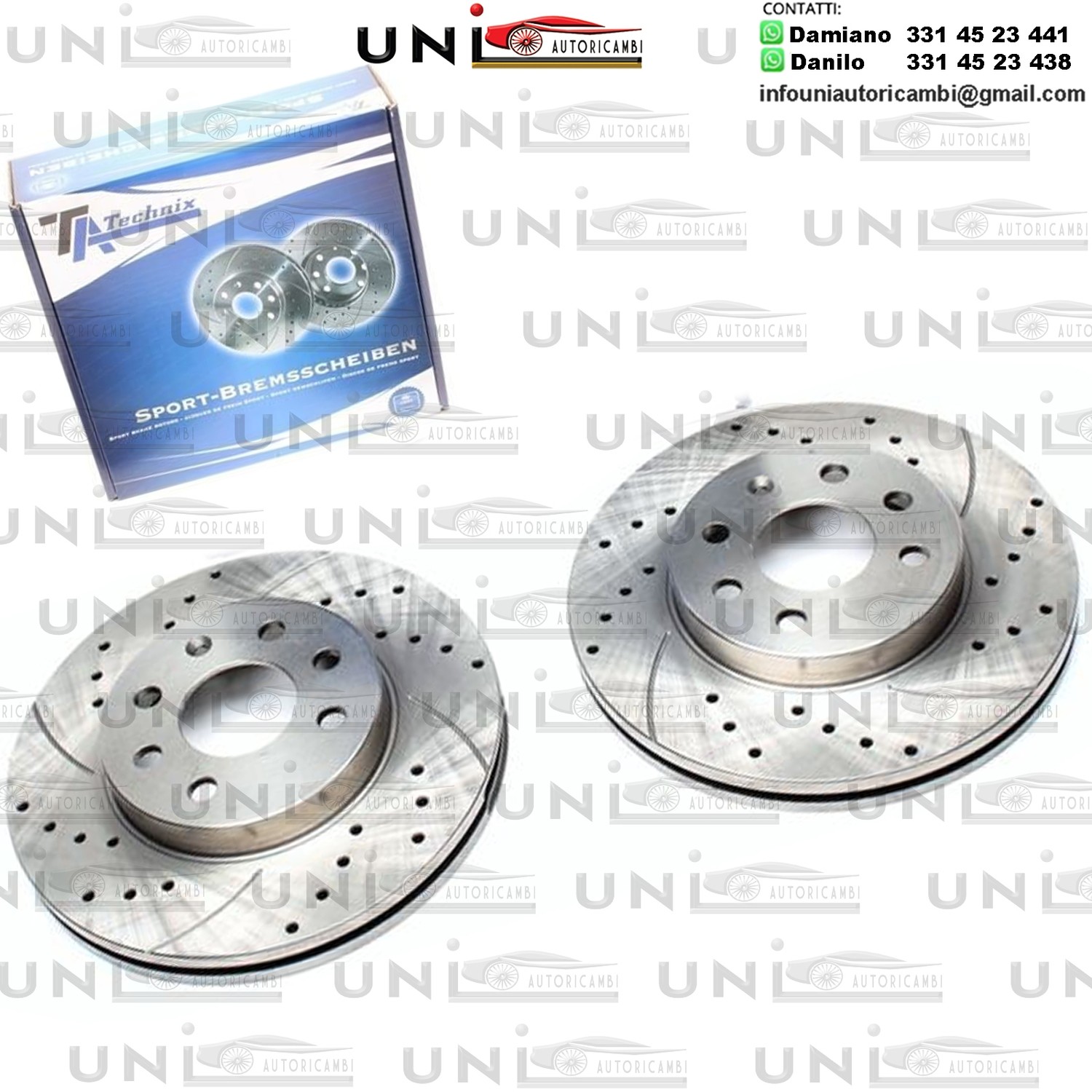 2X Dischi Sportivi Anteriori Daewoo Nubira / Nubira Saloon / Nubira Wagon