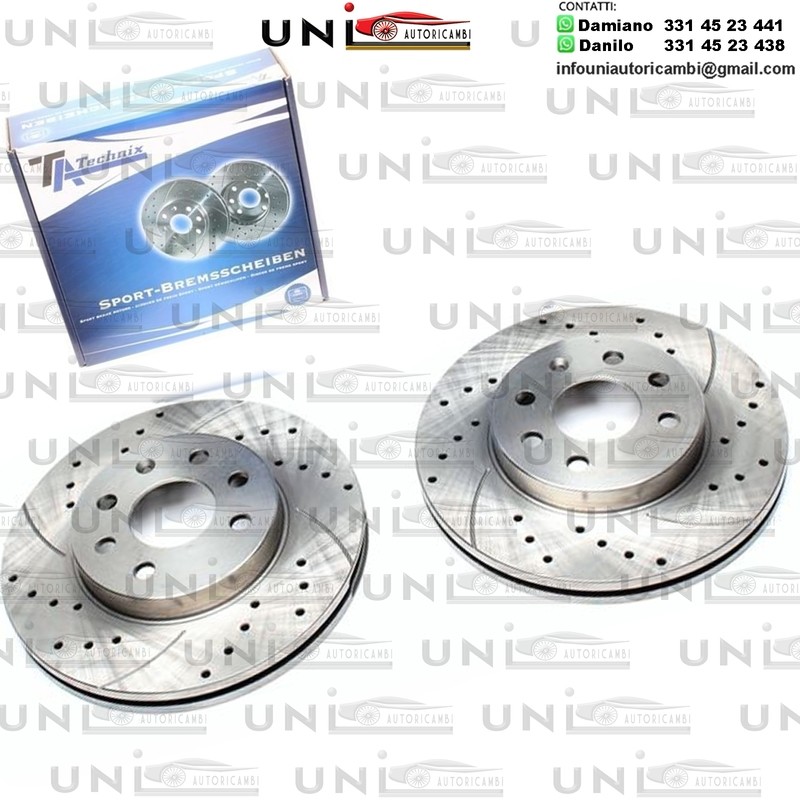 2X Dischi Sportivi Anteriori Land Rover Range Rover II