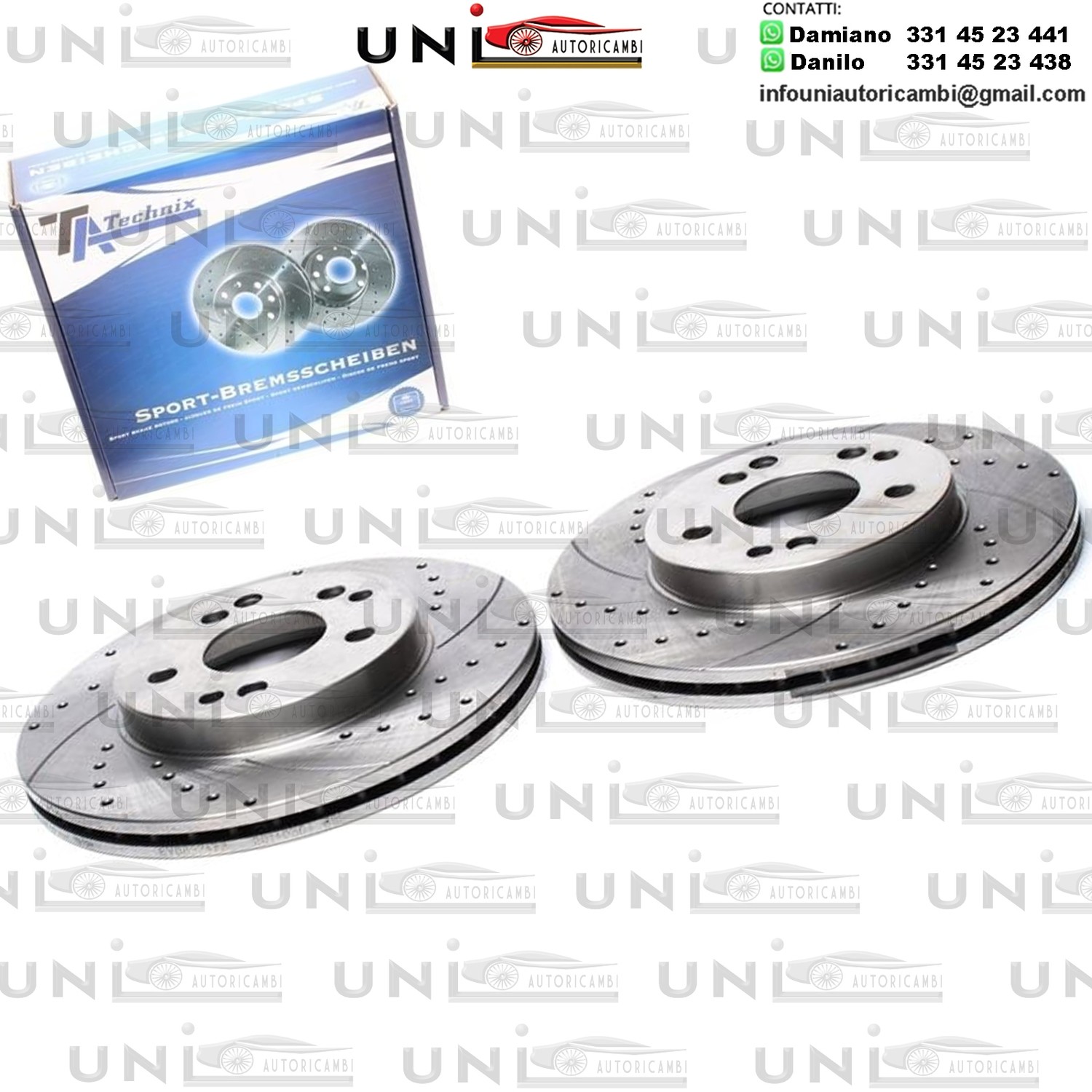 2X Dischi Sportivi Anteriori Mercedes-Benz 190 / E-Class / SL / Saloon