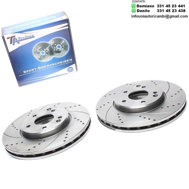 2X Dischi Sportivi Anteriori Mercedes-Benz CLK / Classe E / SLK