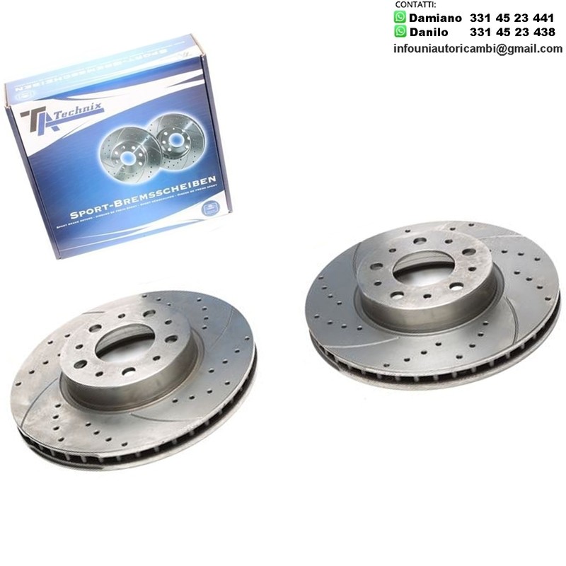 2X Dischi Sportivi Anteriori Volvo 740 / 740 Estate / 940 / 940 Estate / 960 / 960 Estate / 960 II