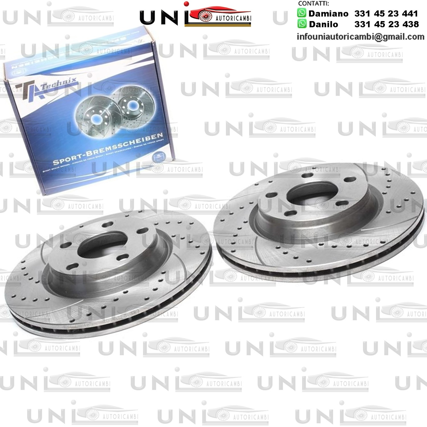 2X Dischi Sportivi Anteriori Audi A4 / A8 / Seat Exeo / VW Passat / Phaeton