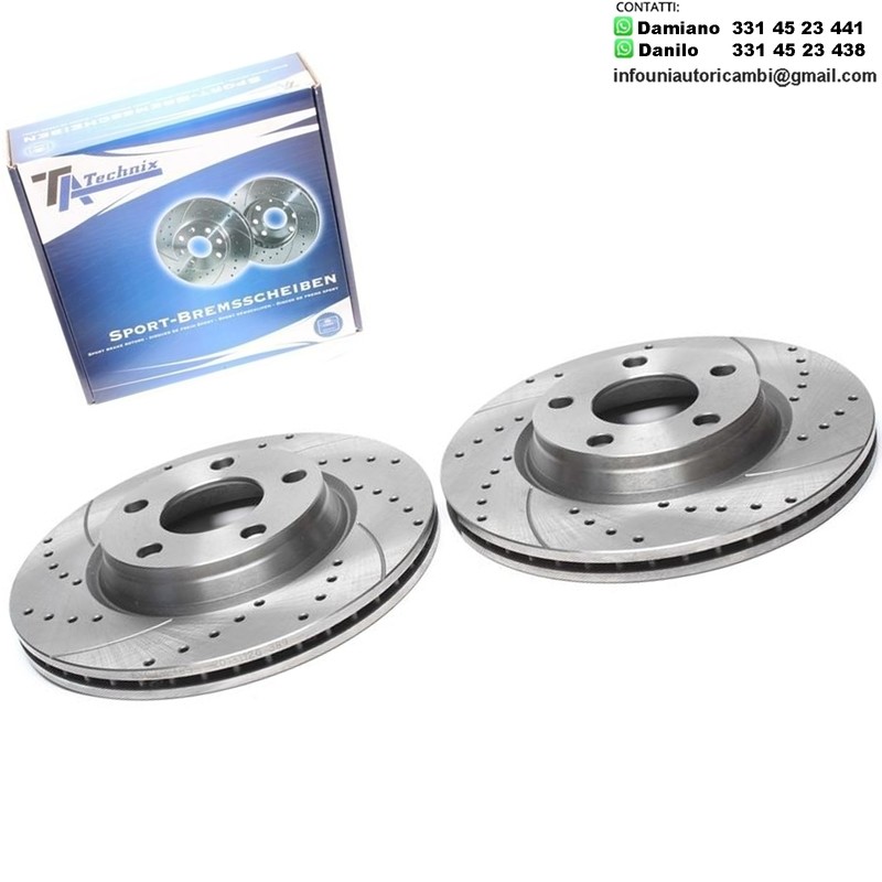 2X Dischi Sportivi Anteriori Audi A4 / A8 / Seat Exeo / VW Passat / Phaeton