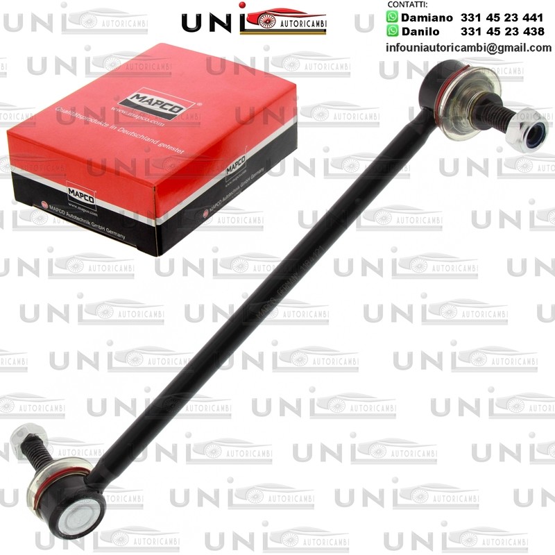 Asta Puntone, Bielletta Assale Anteriore Bilaterale Rinforzata Ford B-Max (JK)​ da 2012 / Ford​ Fiesta Tre volumi​ da 2012​ / Ford Fiesta​ VI ​da 2008 / Mazda 2 (DE) ​da 2007