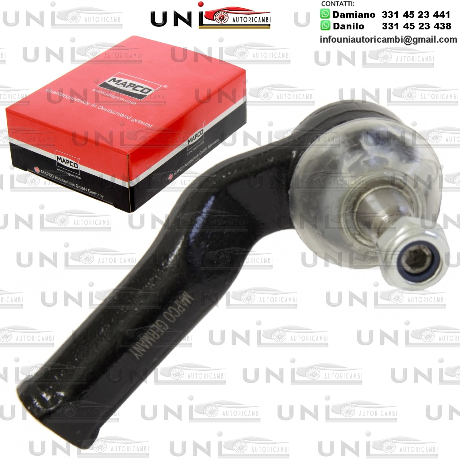 Testa Barra d`accoppiamento Assale Anteriore Destra Rinforzata Ford Focus C-MAX, Focus II / VOLVO S40 II, V50, C30, C70 06 -