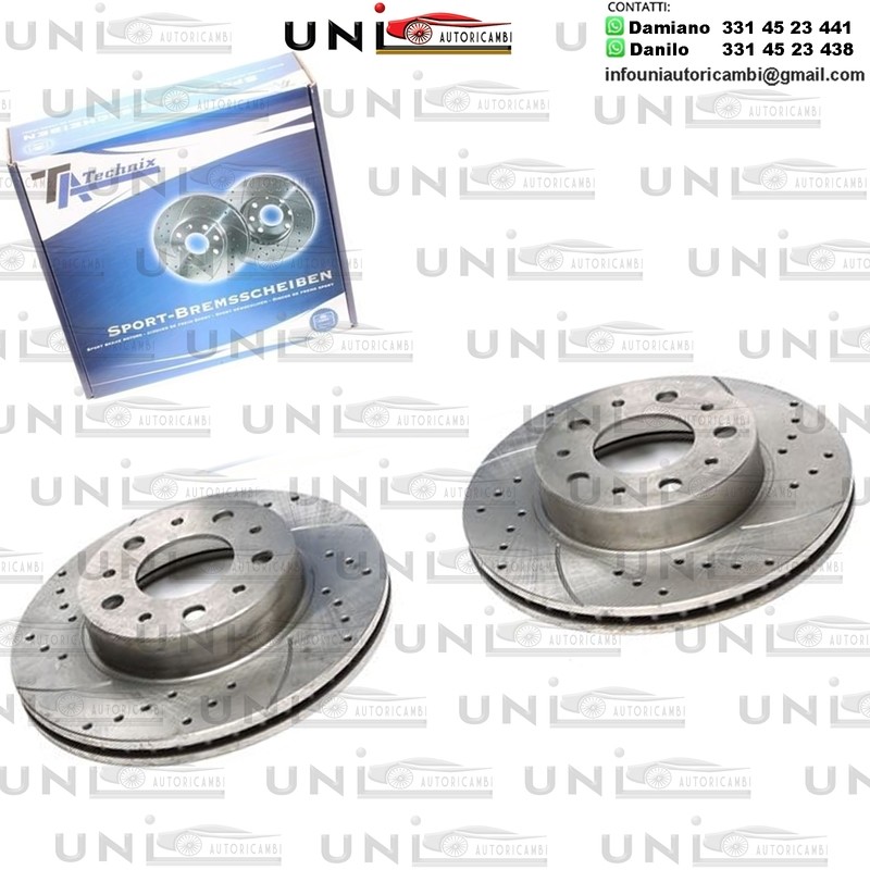 2X Dischi Sportivi Anteriori Volvo 740 / 740 Estate