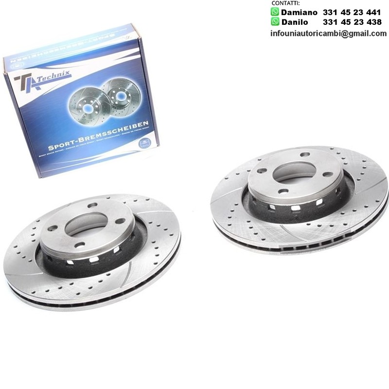 2X Dischi Sportivi Anteriori Audi 80 / Coupe / Cabriolet / 80 Avant