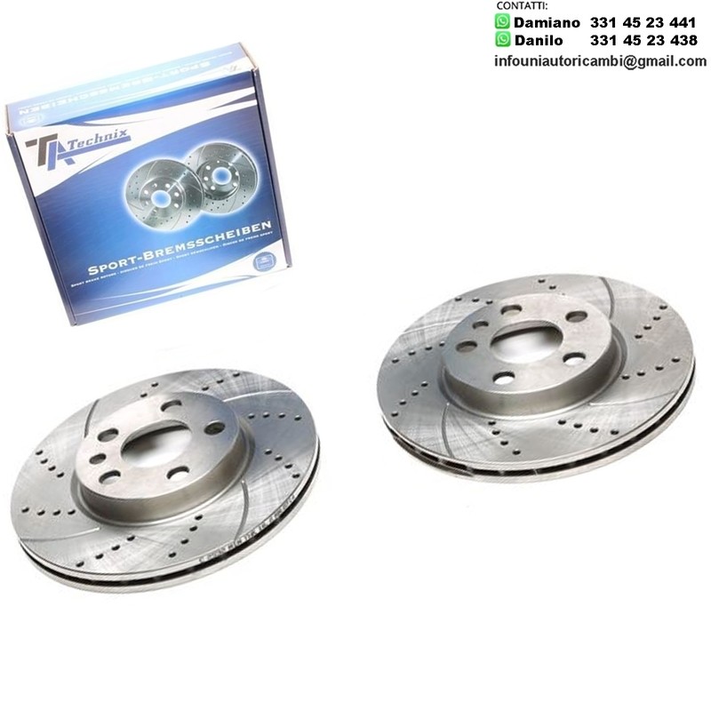 2 X Dischi Sportivi Anteriori Citroën Evasion / Fiat Scudo Combinato / Ulysse / Peugeot 806 / Expert