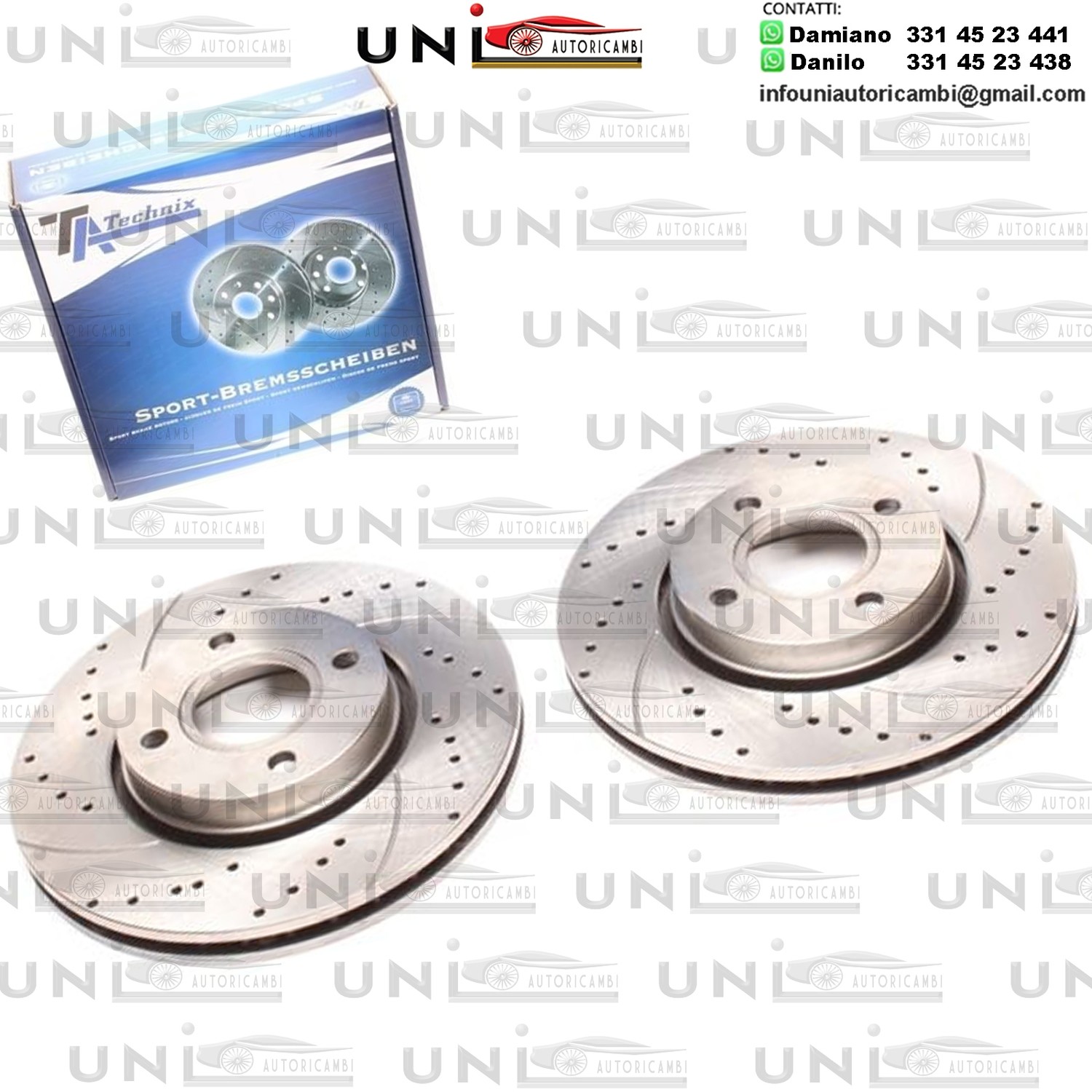 2X Dischi Sportivi Anteriori Ford Cougar / Mondeo I / Mondeo II / Scorpio II