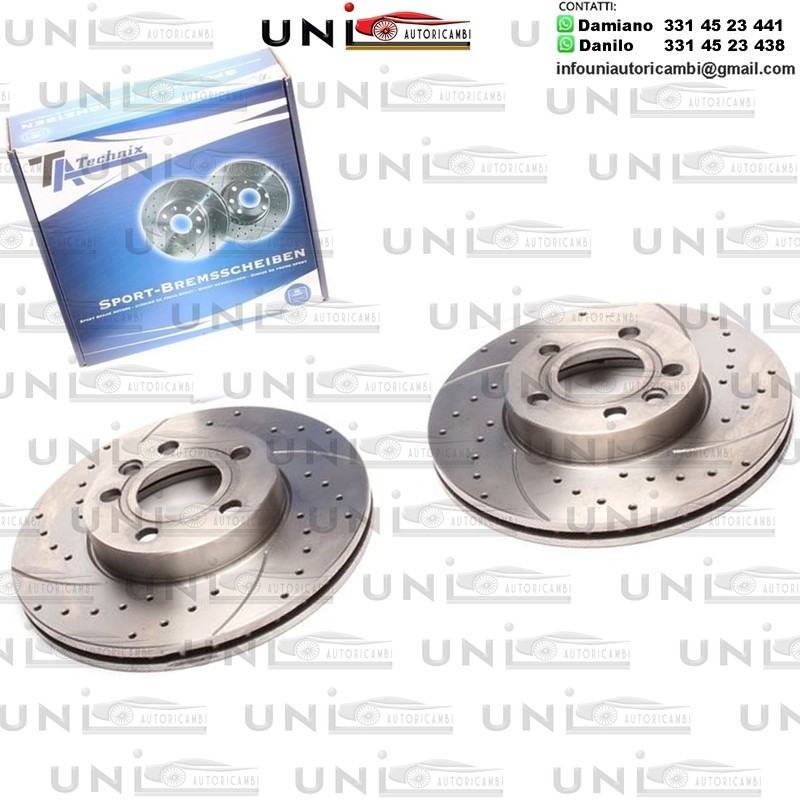 2X Dischi Sportivi Anteriori Ford Galaxy / Seat Alhambra / VW Sharan