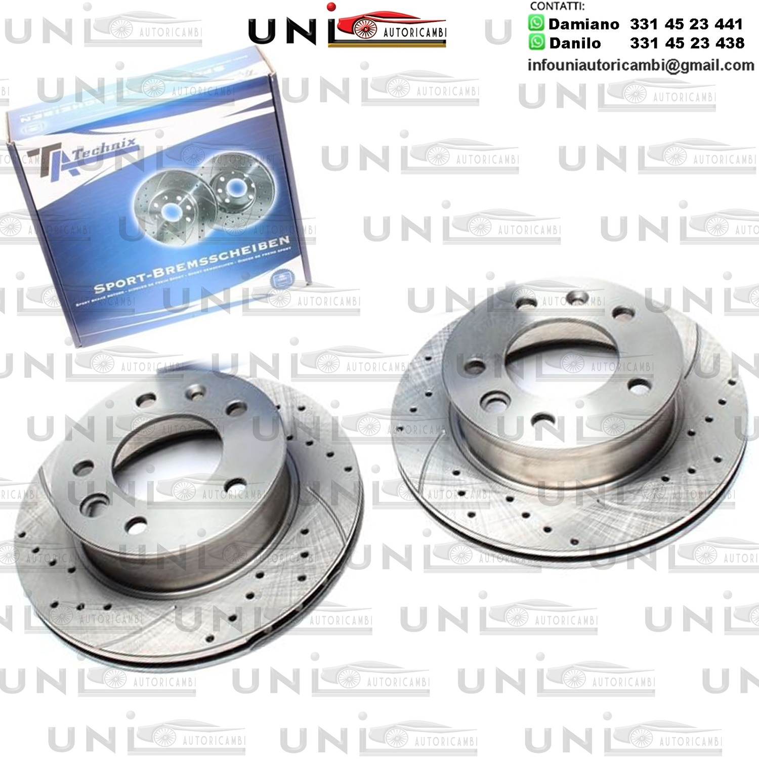 2X Dischi Sportivi Anteriori Mercedes-Benz Sprinter 2-t Bus / Sprinter 3-t Bus / VW LT 28-35 II Bus