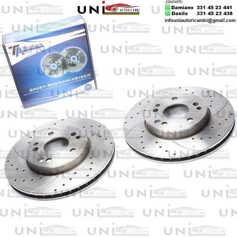 2X Dischi Sportivi Anteriori Mercedes-Benz Classe E  Cabriolet / Coupe / Station Wagon / Classe S / Saloon