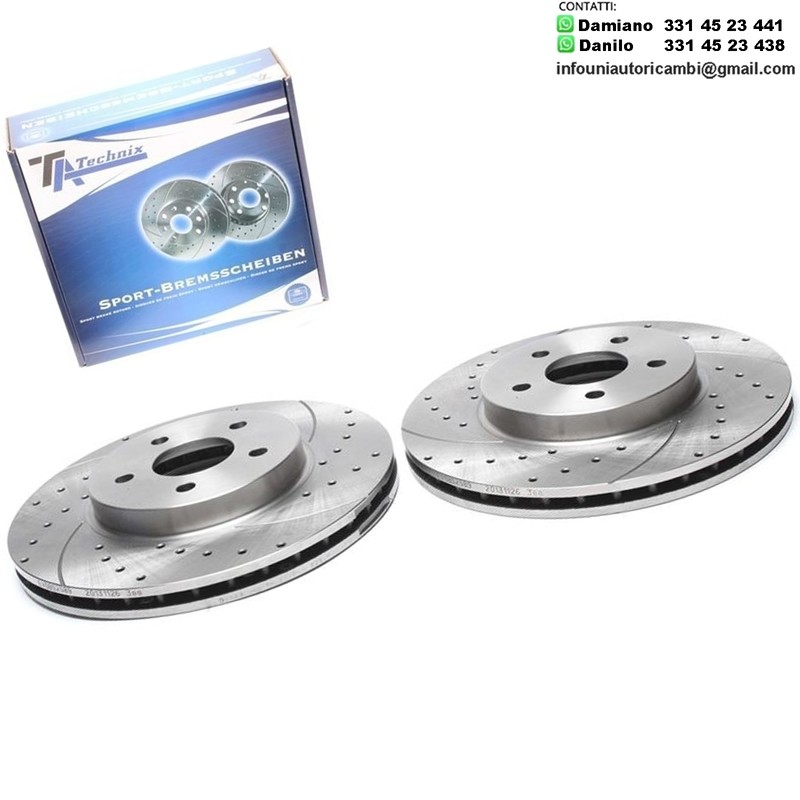 2X Dischi Sportivi Anteriori Ford Mondeo III / Jaguar X-Type / X-Type Estate