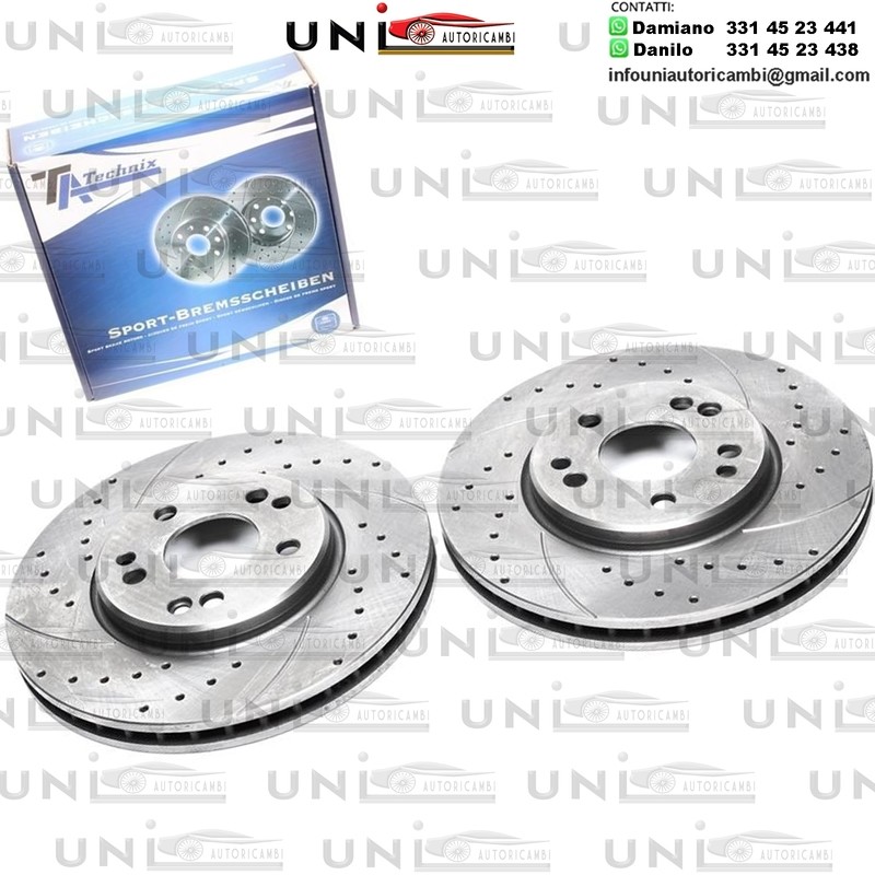 2X Dischi Sportivi Anteriori Mercedes-Benz 190 / SL / Saloon