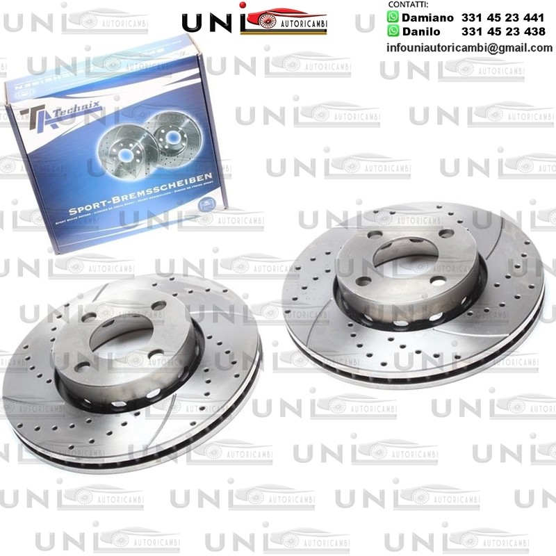 2X Dischi Sportivi Anteriori Audi 80 / Cabriolet / Coupe