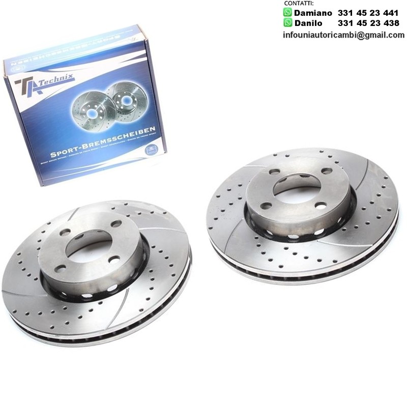 2X Dischi Sportivi Anteriori Audi 80 / Cabriolet / Coupe
