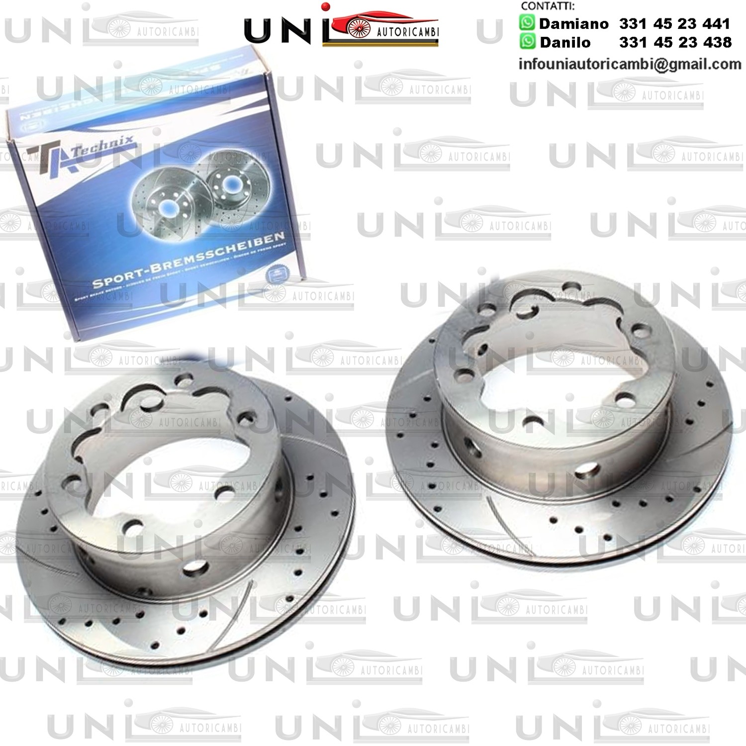 2X Dischi Sportivi Anteriori Mercedes-Benz Sprinter 3-t Bus / Box / Sprinter 4-t Bus / VW LT 28-35 II Bus