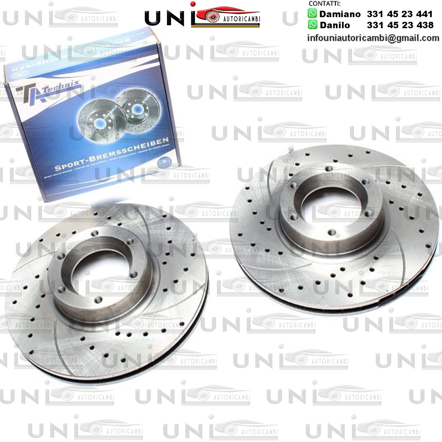 2X Dischi Sportivi Anterior Opel Movano Combi / Box / Movano flatbed / chassis / Renault Master II Bus