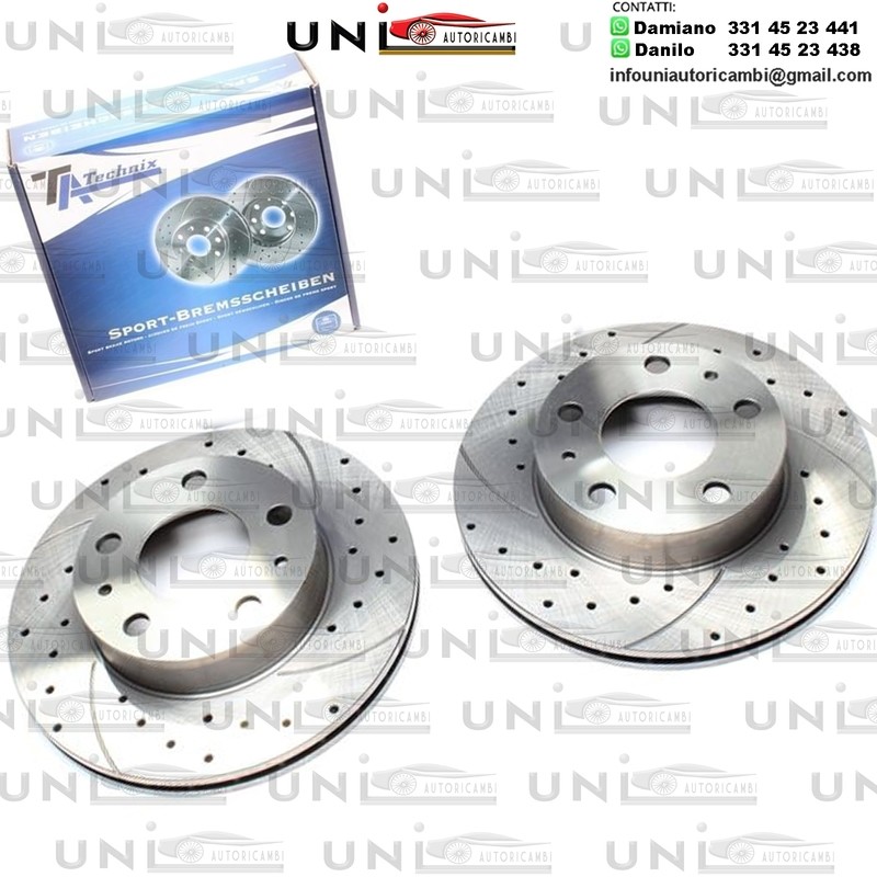 2X Dischi Sportivi Anteriori Citroën Jumper Bus / Box / Fiat Ducato Bus / Box / Peugeot Boxer Bus