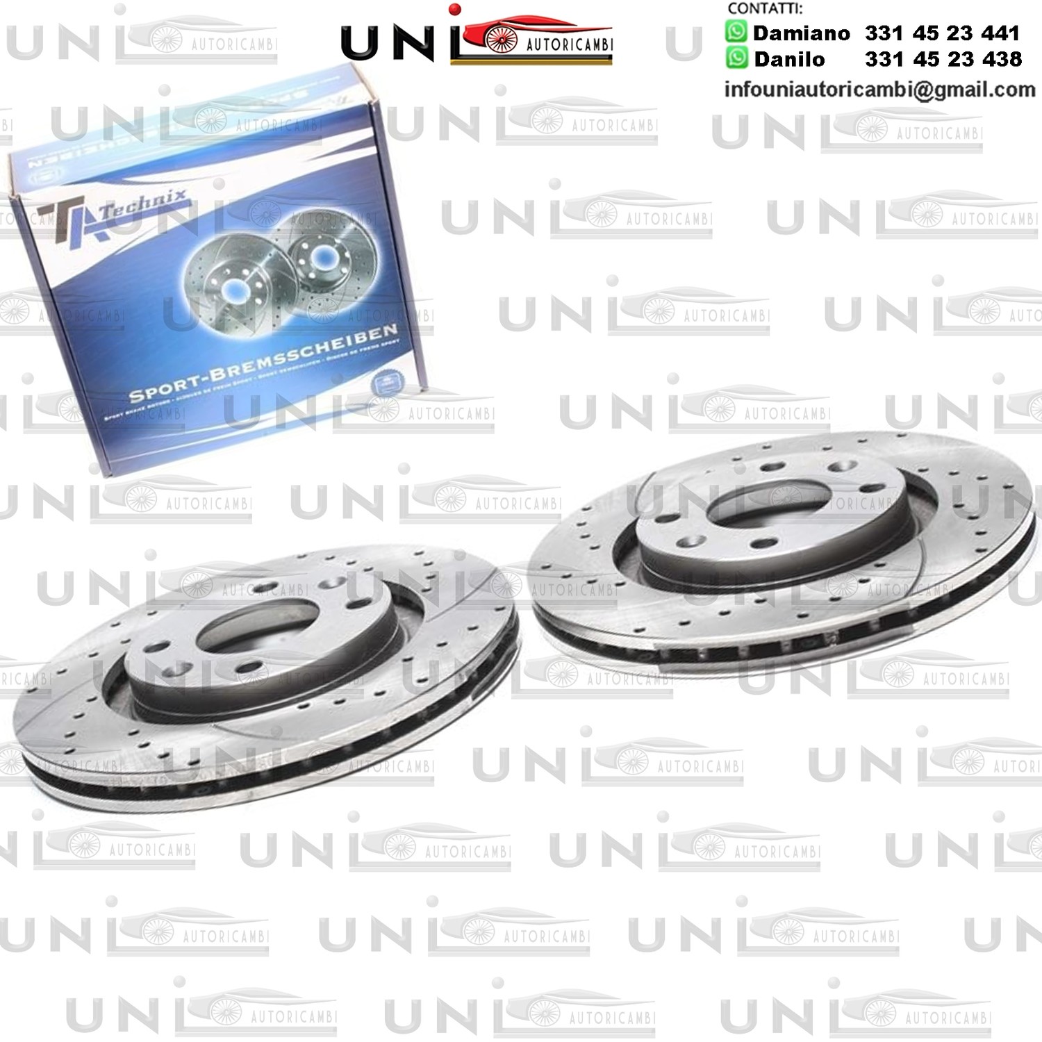 2 X Dischi Sportivi Anteriori Citroen Berlingo / C2 / C3 / C4 / C5 / Peugeot 207 / 208 / 307 / 1007 / 206