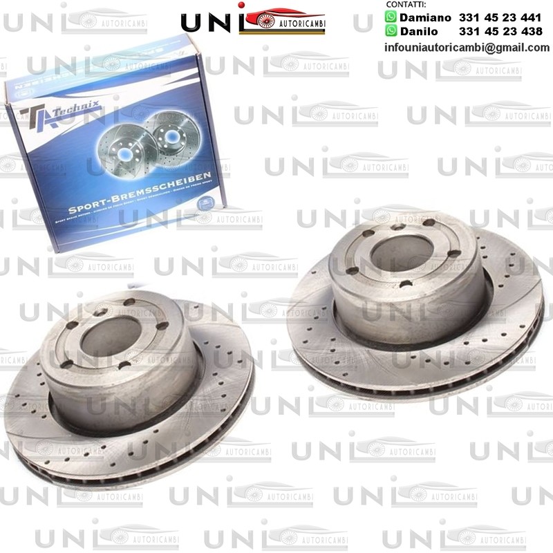 2X Dischi Sportivi Anteriori Land Rover Discovery II / Rover Discovery II