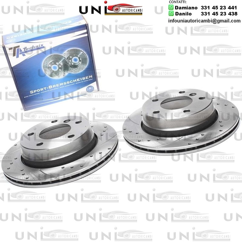 2X Dischi Sportivi Posteriori BMW Serie 3 / Cabriolet / Compact / Coupe / Touring