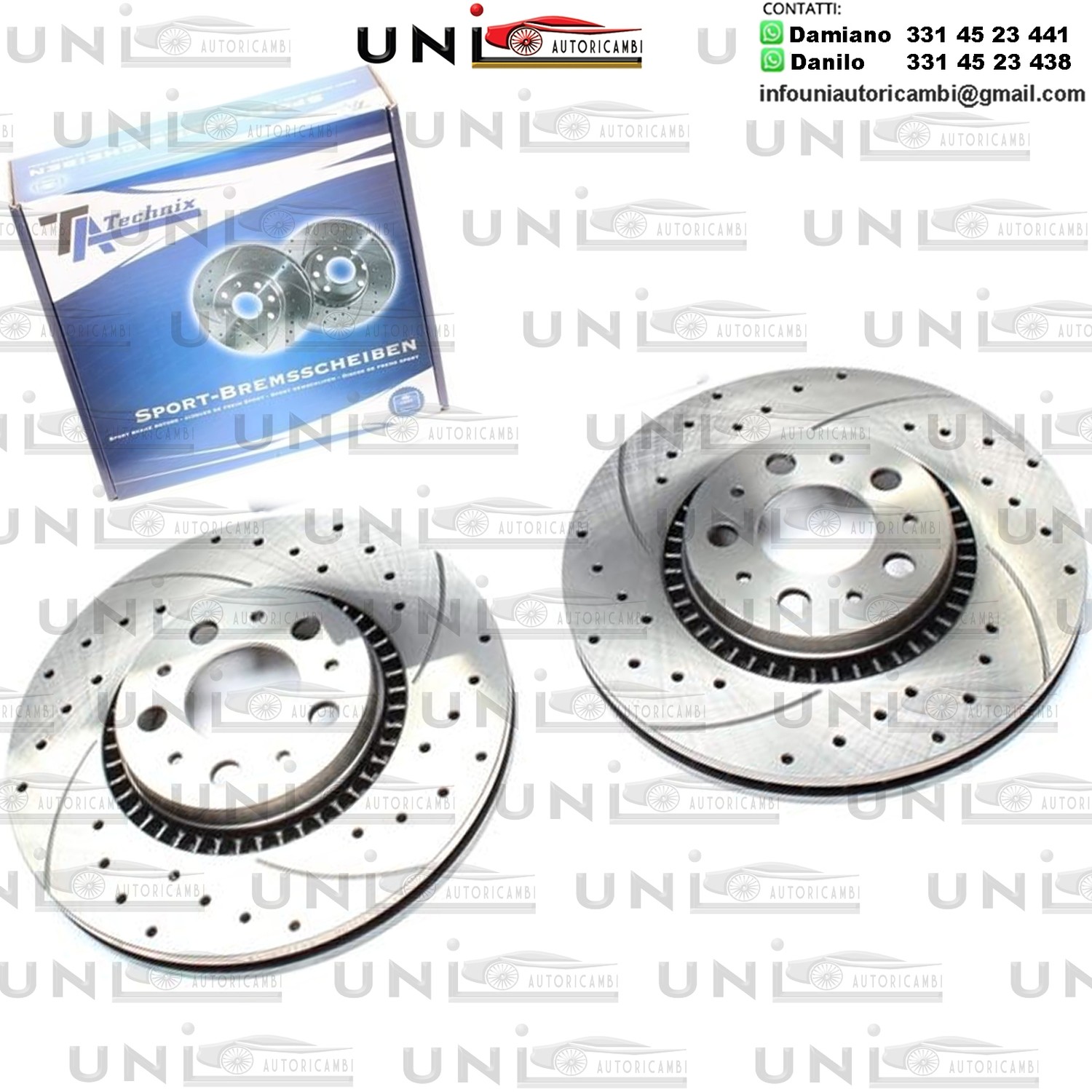 2X Dischi Sportivi Anteriori Volvo S60 I / S80 I / V70 II / XC70 Cross Country