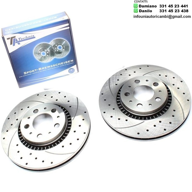 2X Dischi Sportivi Anteriori Volvo S60 I / S80 I / V70 II / XC70 Cross Country