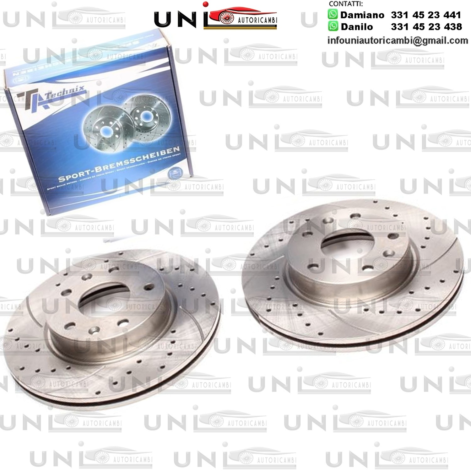 2X Dischi Sportivi Anteriori Land Rover Freelander