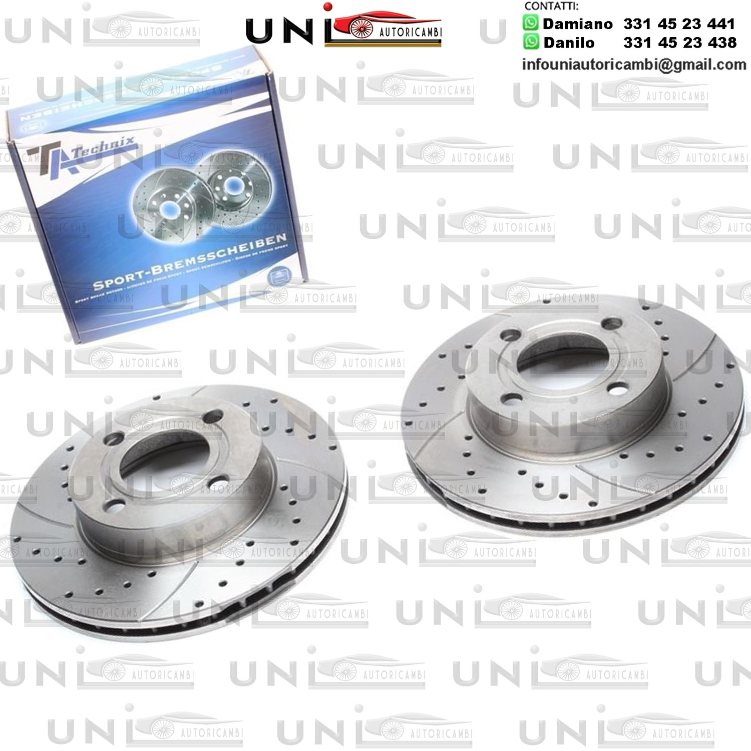 2X Dischi Sportivi Anteriori Audi 80 / Cabriolet / Coupe