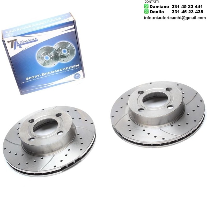 2X Dischi Sportivi Anteriori Audi 80 / Cabriolet / Coupe