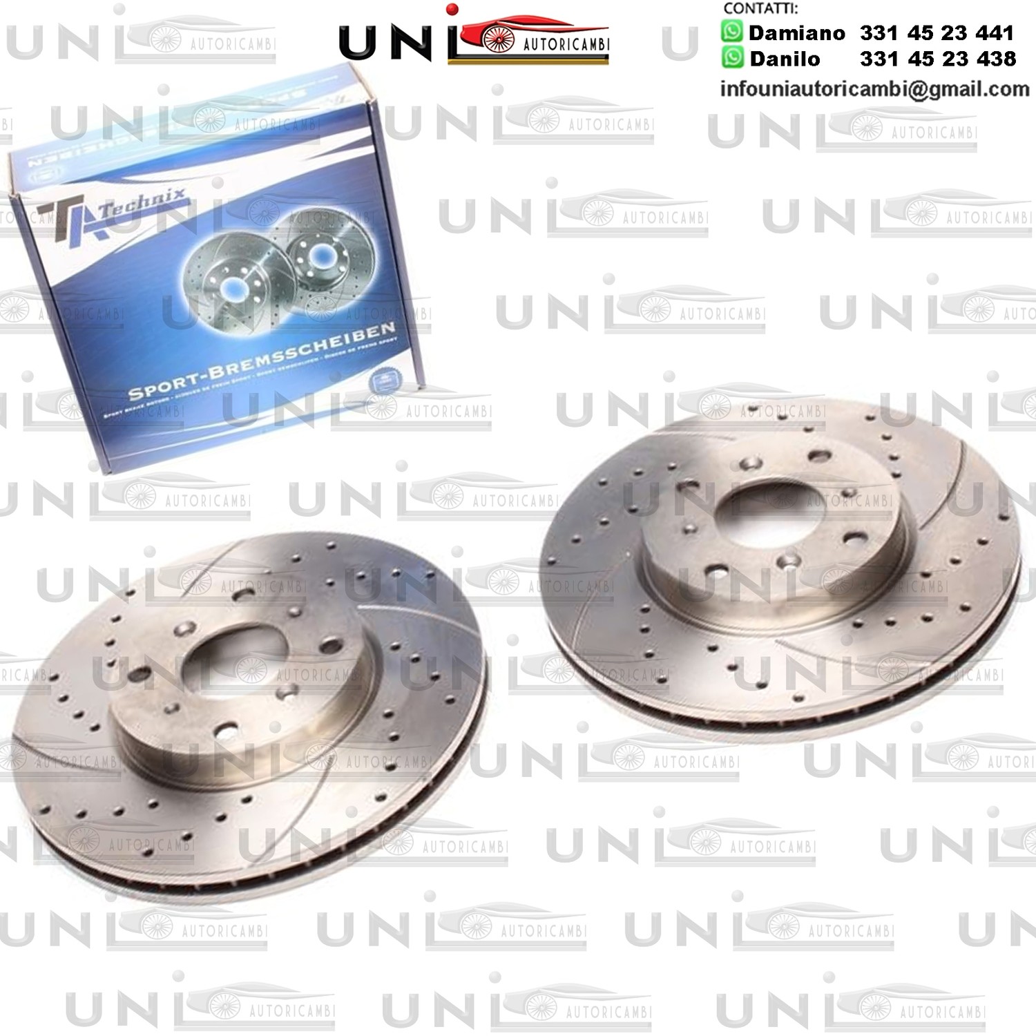 2X Dischi Sportivi Anteriori Honda Accord VI / Accord VI hatchback