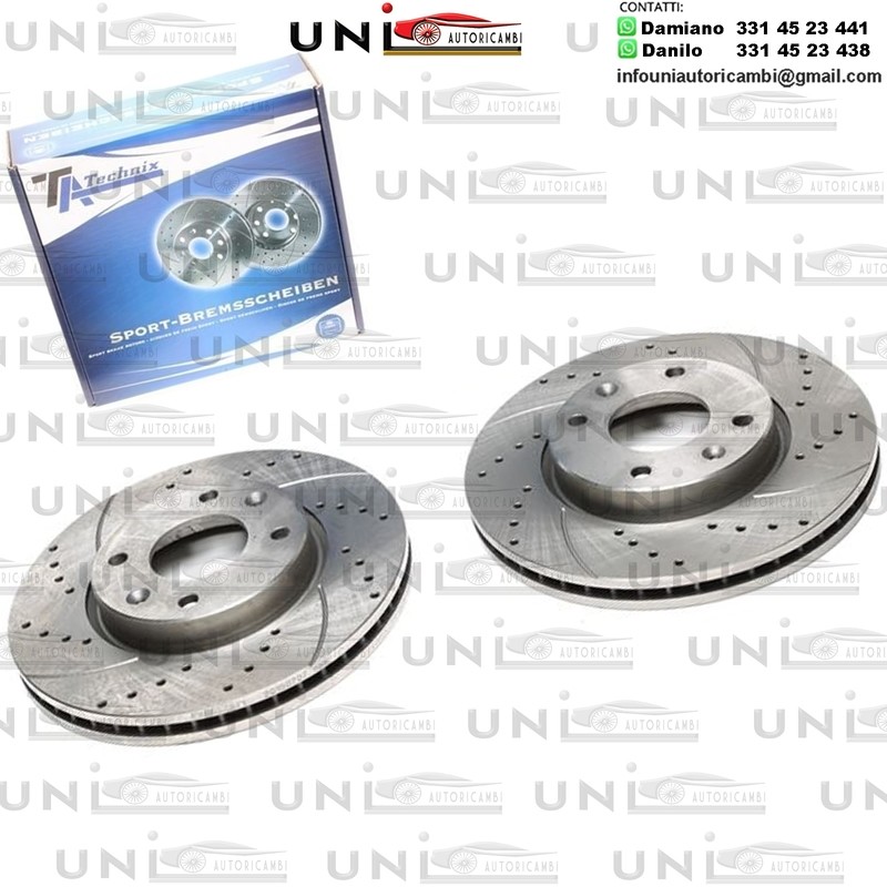 2X Dischi Sportivi Anteriori Hyundai Elantra / Sonata IV / Kia Magentis