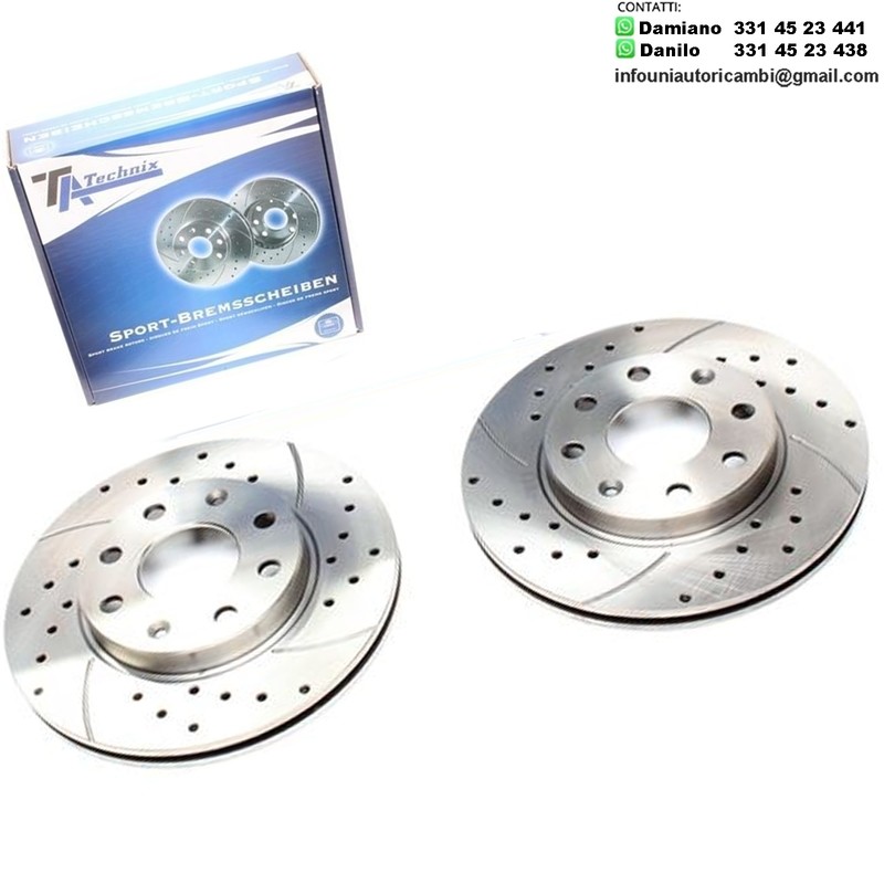 2X Dischi Sportivi Anteriori Chevrolet Aveo Hatchback / Aveo Saloon / Kalos Saloon / Spark