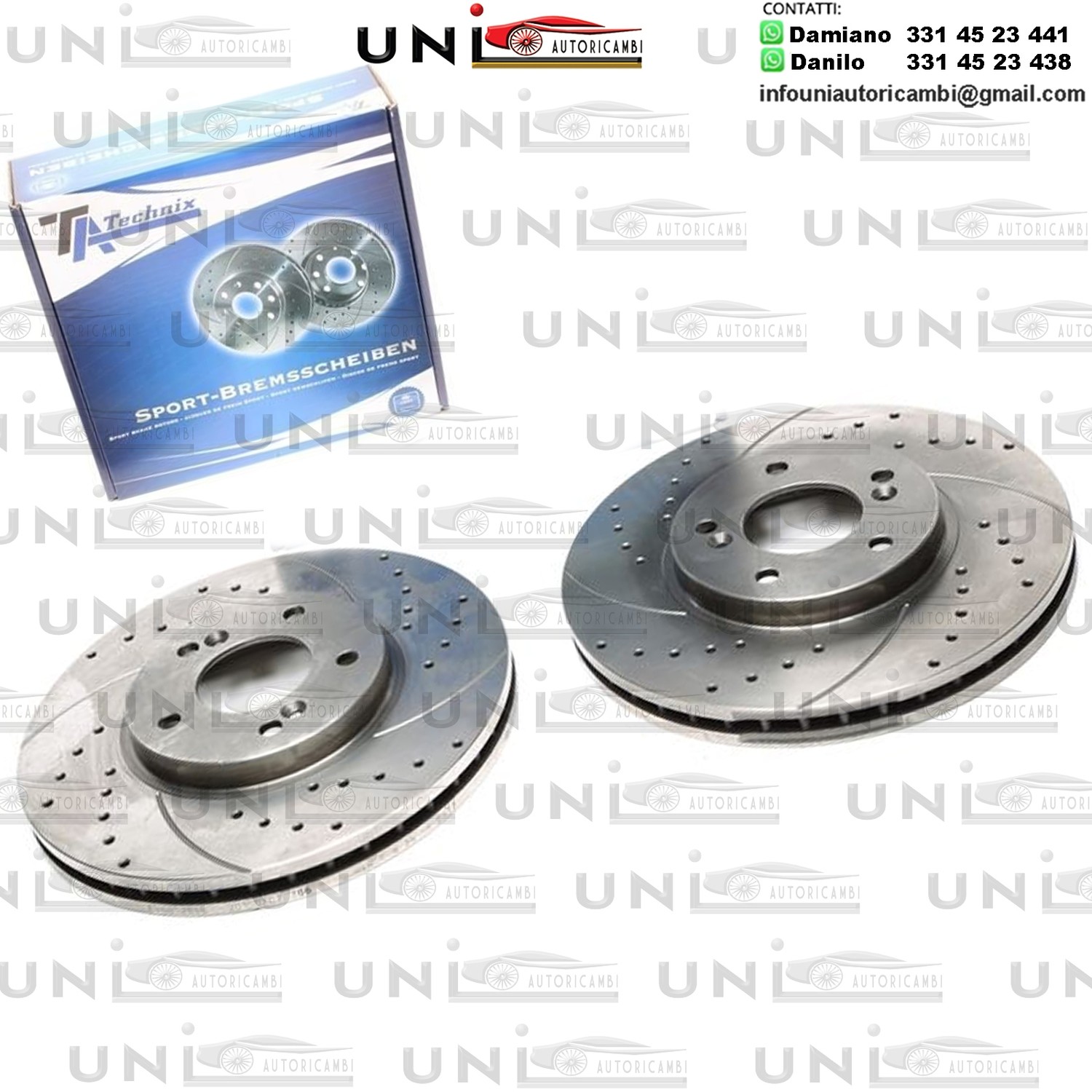 2X Dischi Sportivi Anteriori Honda Accord VI / Legend III