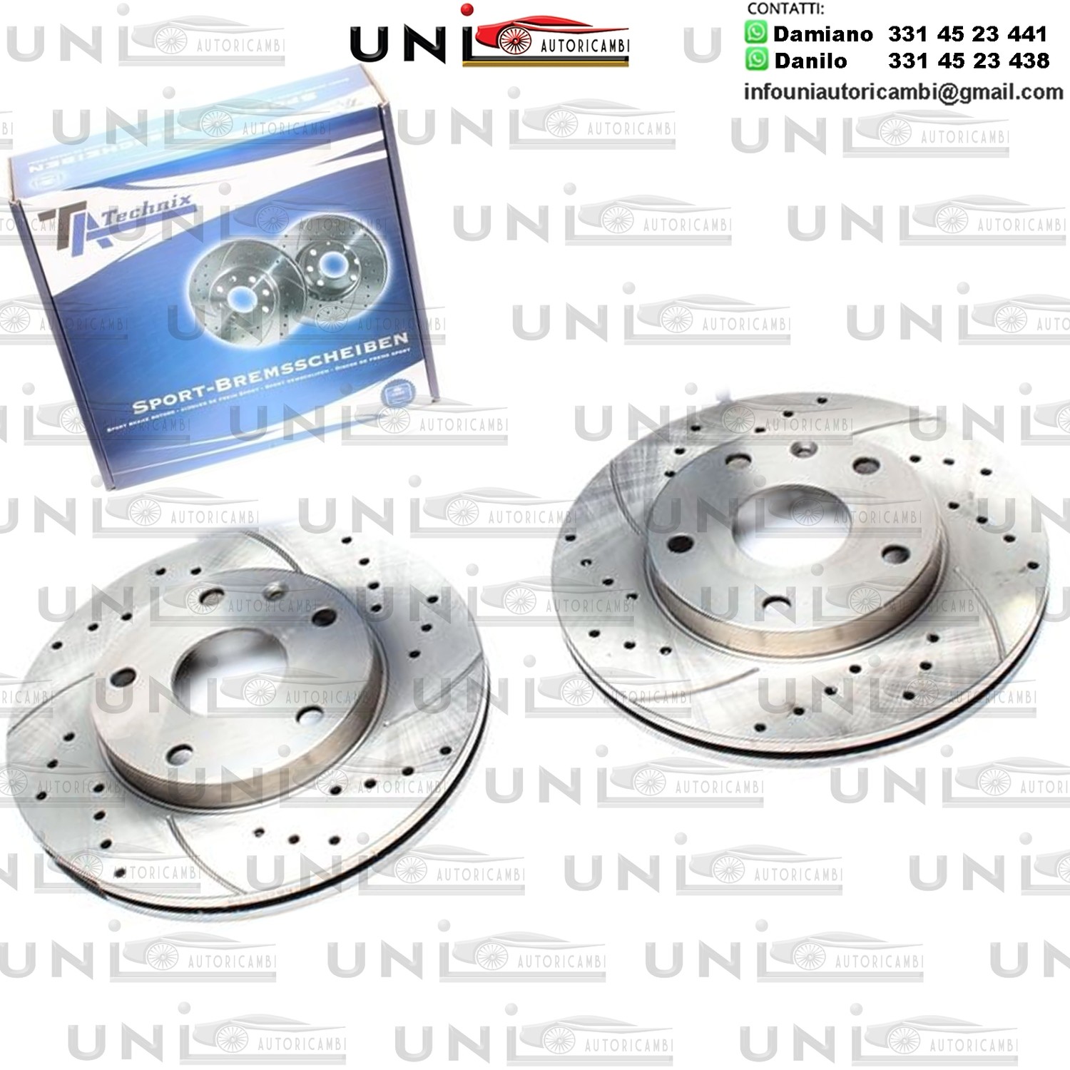 2X Dischi Sportivi Anteriori Daewoo Leganza