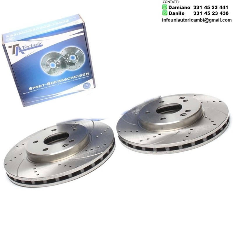 2X Dischi Sportivi Anteriori Mercedes-Benz Classe / C / E / CLK / SLK / CLC / S Coupé