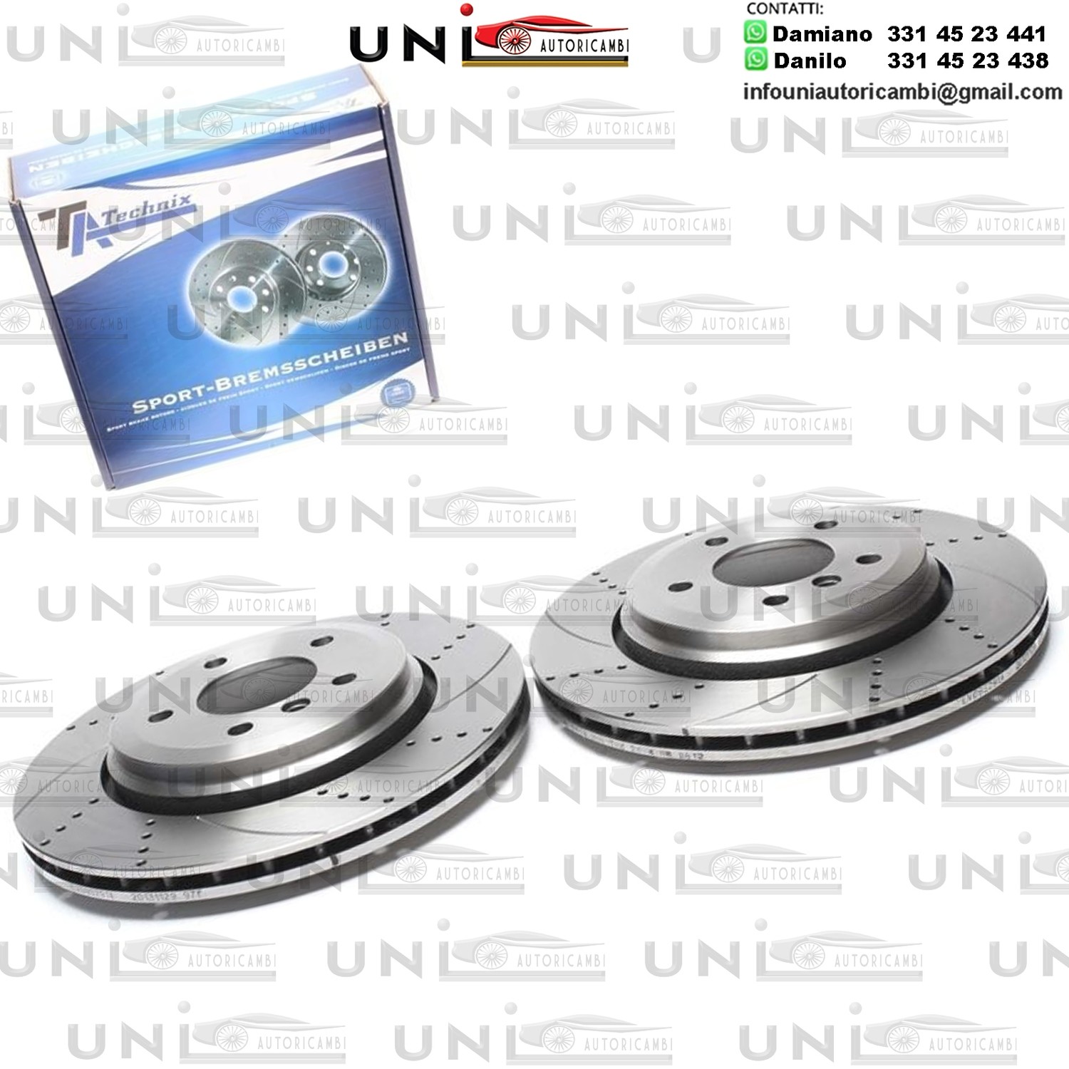 2X Dischi Sportivi Posteriori BMW Serie 3 / Cabriolet / Coupe / Touring