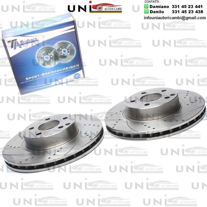 2X Dischi Sportivi Anteriori Mercedes-Benz CLK / CLS / Classe E / Classe E station wagon